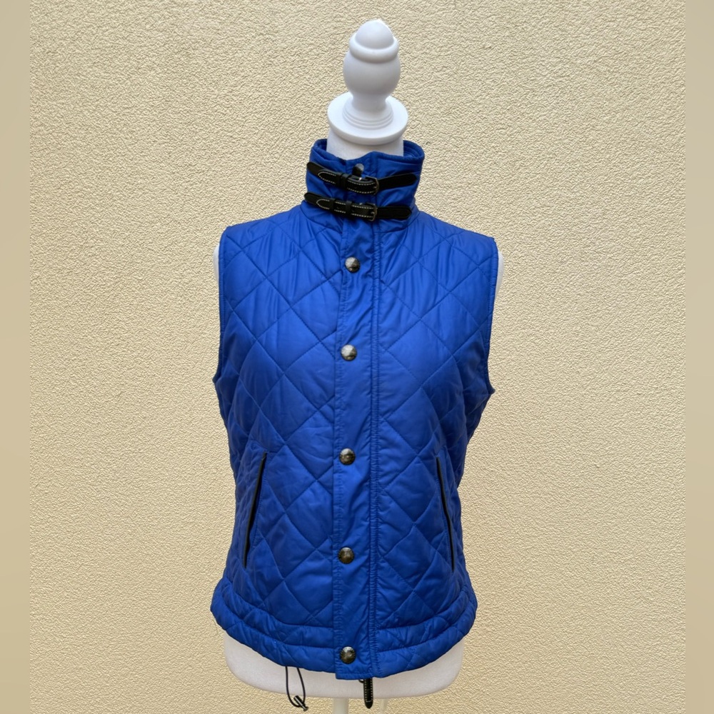 Ralph Lauren blue quilted puffer vest - Picture 1 of 10